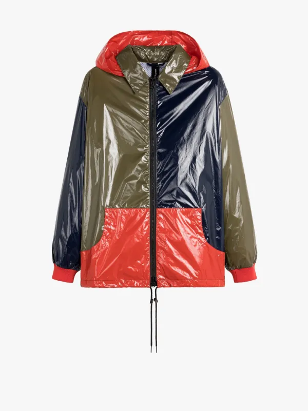 TEEMING Colour Block Hooded Jacket