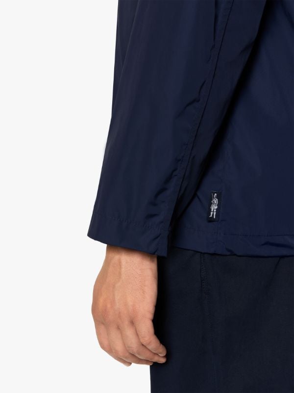 TEEMING Navy Nylon Coach Jacket | GMM-201