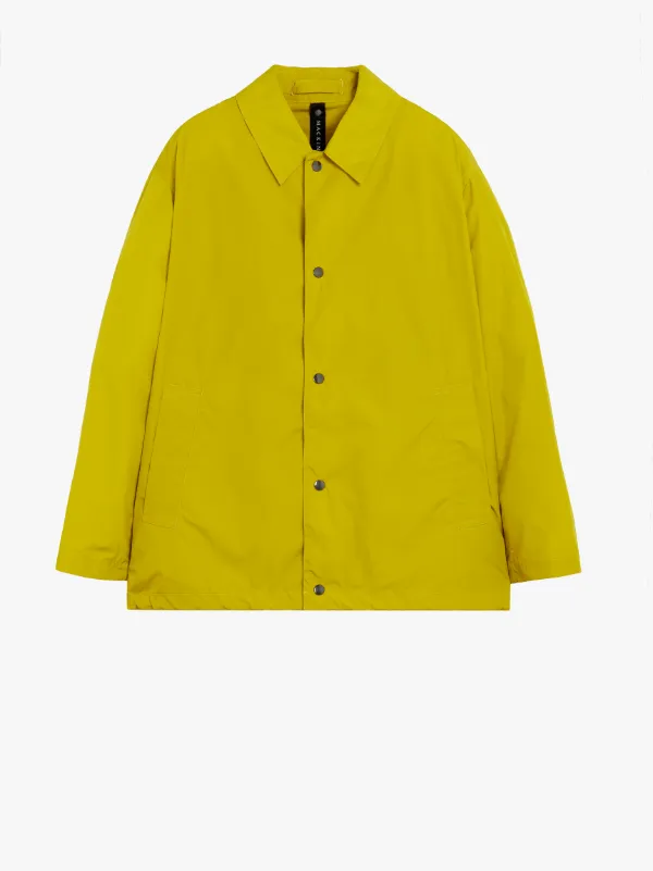 TEEMING Yellow Nylon Coach Jacket | GMM-201