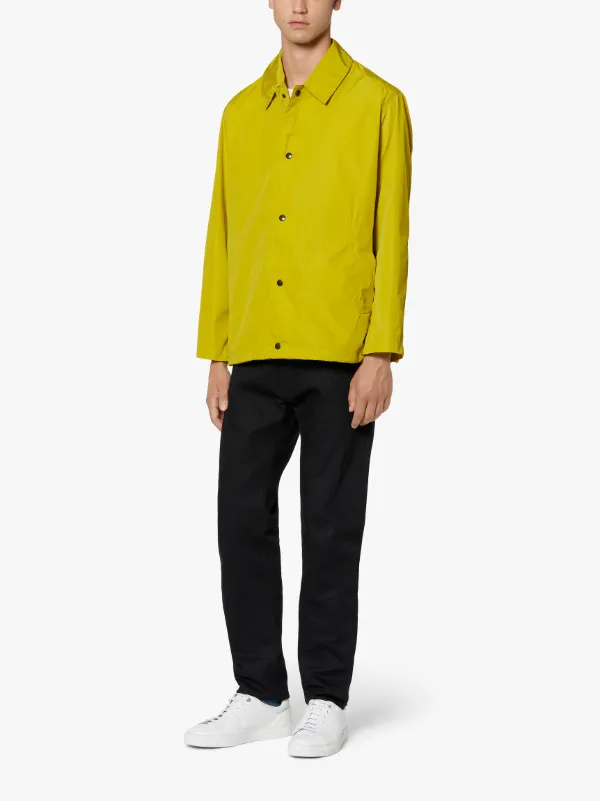 TEEMING Yellow Nylon Coach Jacket | GMM-201