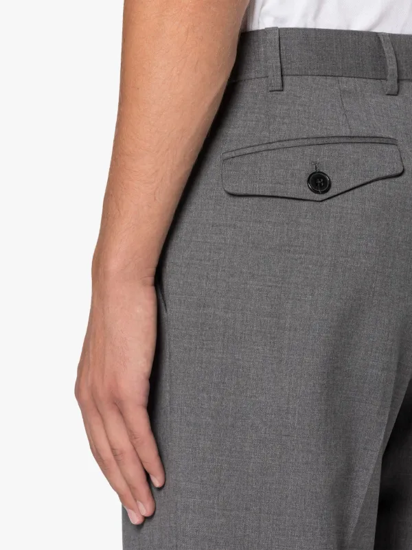 THE STANDARD Light Grey Wool Trousers