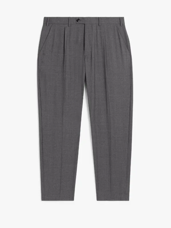 THE STANDARD Light Grey Wool Trousers