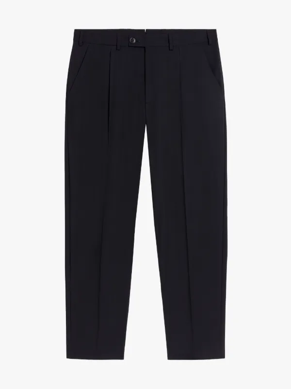 Traditional Wool Pants - Navy