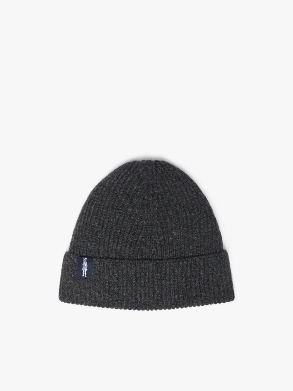 THEON Charcoal Cashmere Beanie