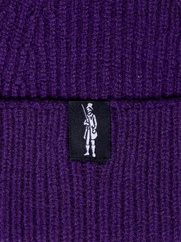 THEON Dark Purple Cashmere Beanie