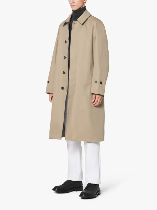 THUSTER Honey Cotton & Wool Reversible Overcoat | GM-1027R