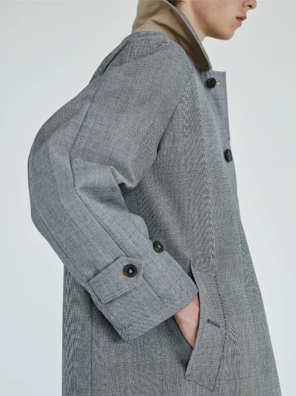 THUSTER Honey Cotton & Wool Reversible Overcoat | GM-1027R