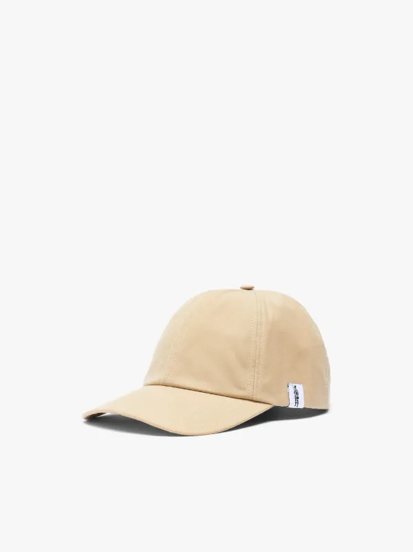 TIPPING Beige Waxed Cotton Baseball Cap ACC HA04