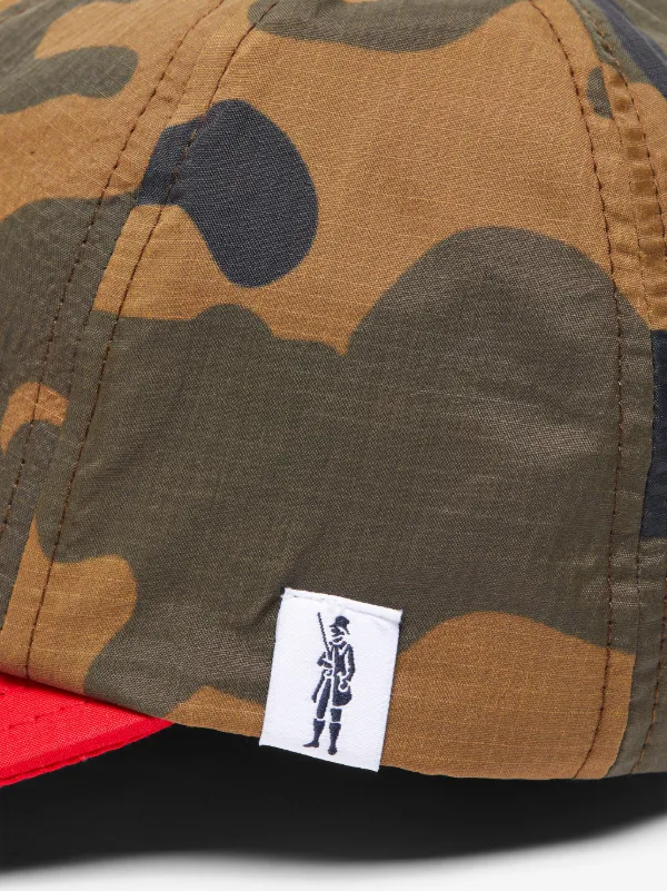 TIPPING Camo Contrast RAINTEC & Nylon Baseball Cap | ACC-HA04