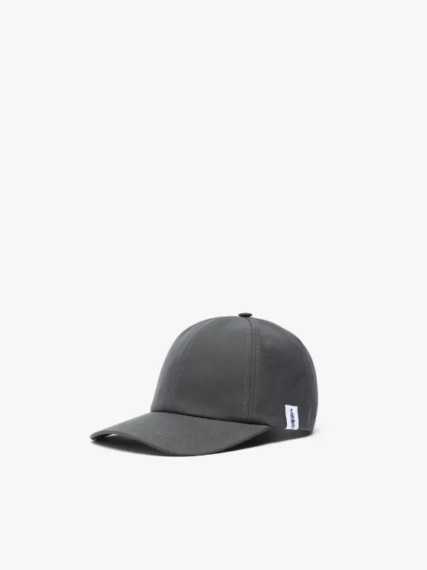 TIPPING Grey Waxed Cotton Baseball Cap | ACC-HA04