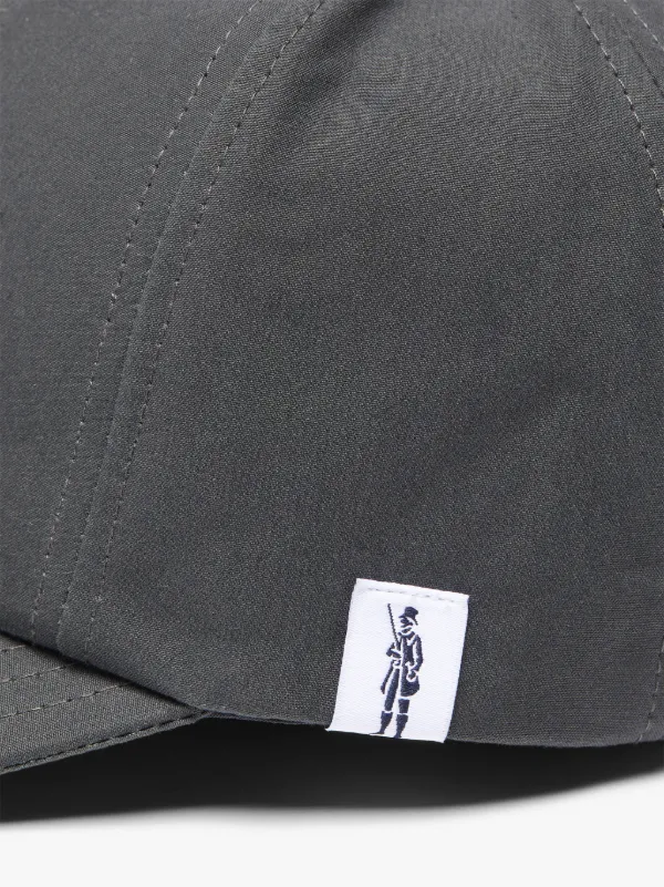 TIPPING Grey Waxed Cotton Baseball Cap | ACC-HA04