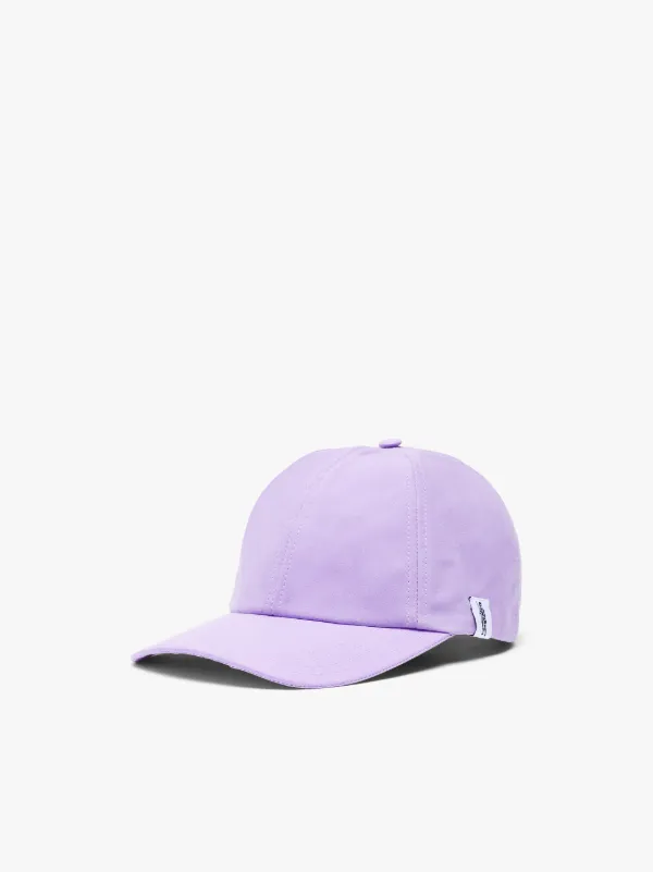 TIPPING Lilac Waxed Cotton Baseball Cap | ACC-HA04