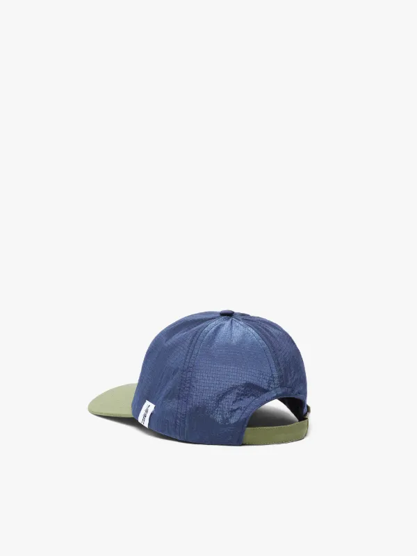 TIPPING Navy Contrast RAINTEC & Nylon Baseball Cap | ACC-HA04