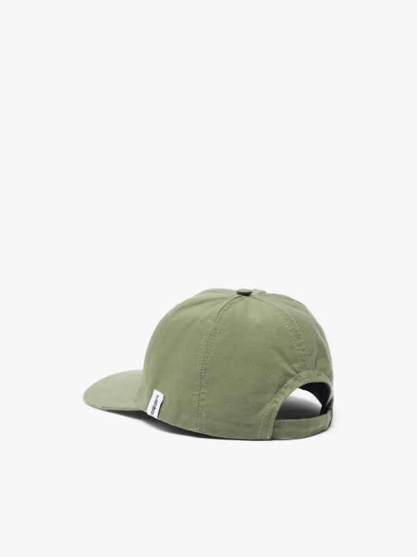 TIPPING Winter Moss Waxed Cotton Baseball Cap | ACC-HA04