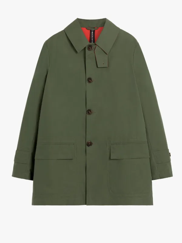 TORRENT Racing Green Dry Waxed Cotton Raincoat