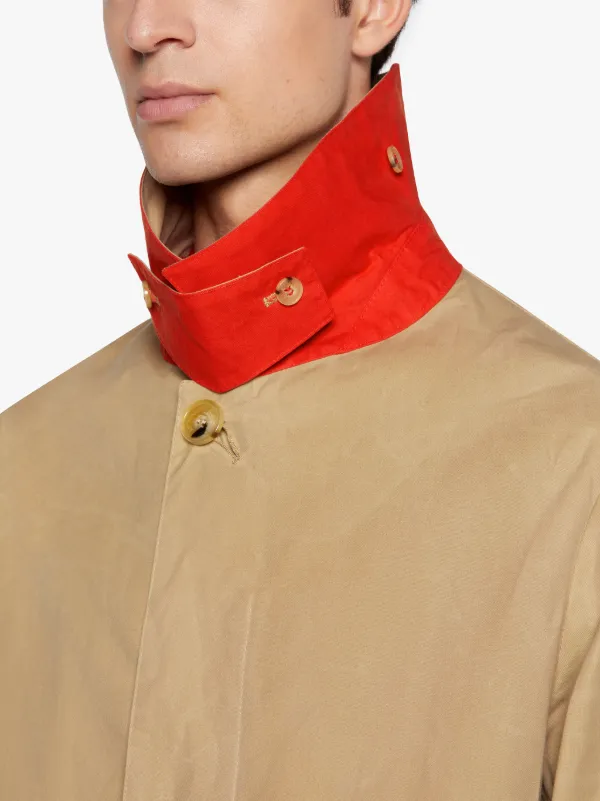 TORRENTIAL Beige Dry Waxed Cotton Raincoat | GMM-206