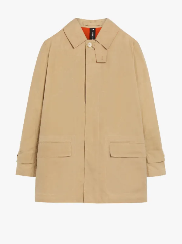 TORRENTIAL Beige Dry Waxed Cotton Raincoat | GMM-206