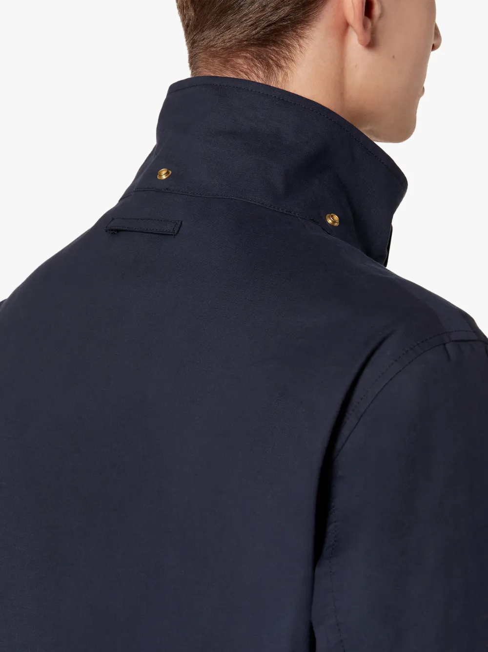 TWC Navy Cotton Shell Jacket | Mackintosh