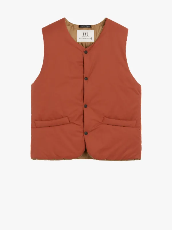 TWC Orange Cotton Blend Vest