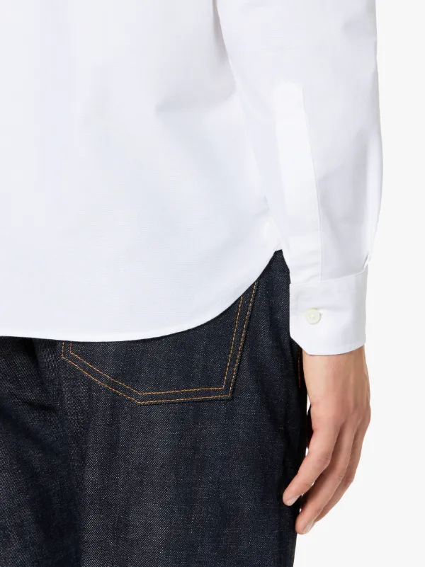 TWC White Cotton Oxford Shirt
