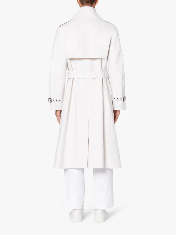 VIENNA White Bonded Cotton Trench Coat GRF 305 Mackintosh