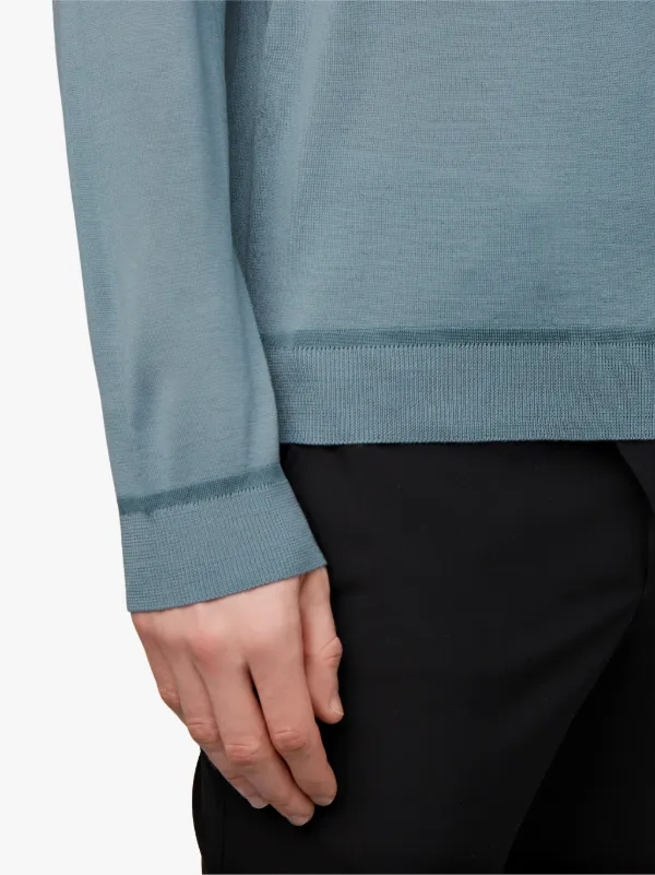Washed Blue 0002 Crewneck Sweater