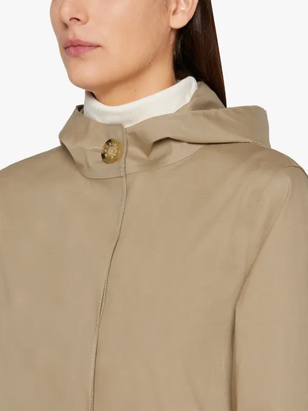 WATTEN Fawn Bonded Cotton Hooded Coat | LR-1023