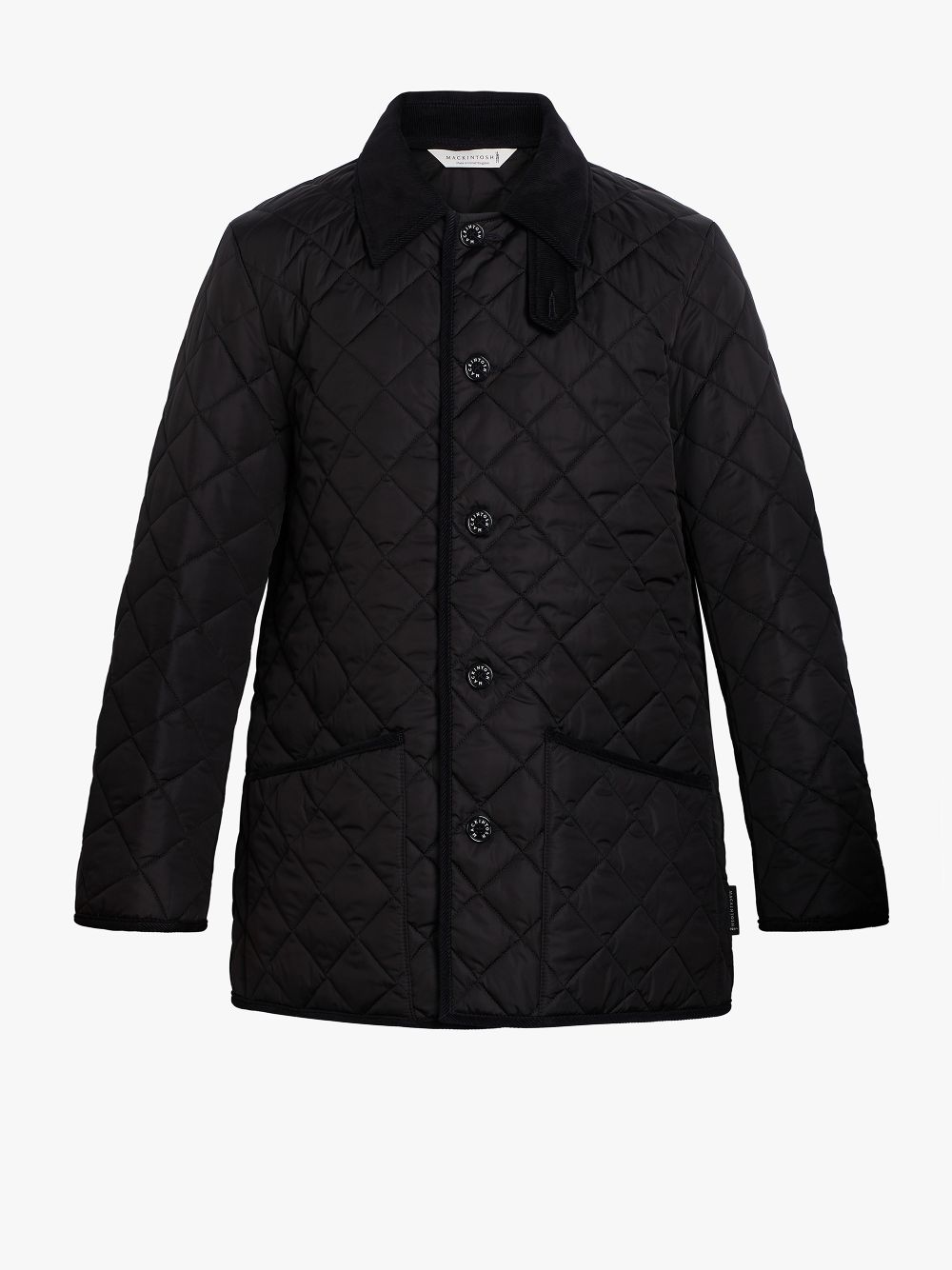 WAVERLY Black Nylon Quilted Jacket | GQ-1001 | Mackintosh