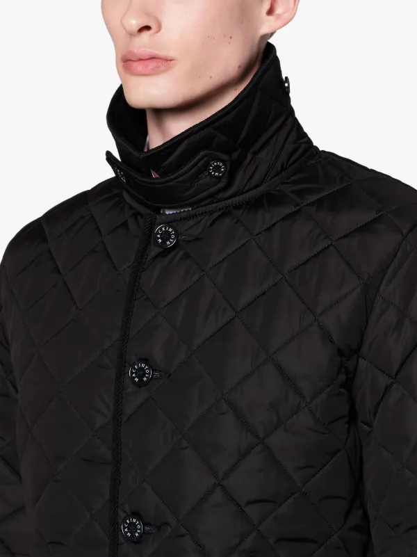 WAVERLY Black Nylon Quilted Jacket | GQ-1001