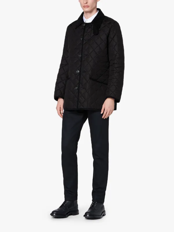 WAVERLY Black Nylon Quilted Jacket | GQ-1001