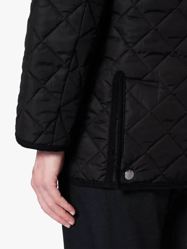 WAVERLY Black Nylon Quilted Jacket | GQ-1001 | Mackintosh