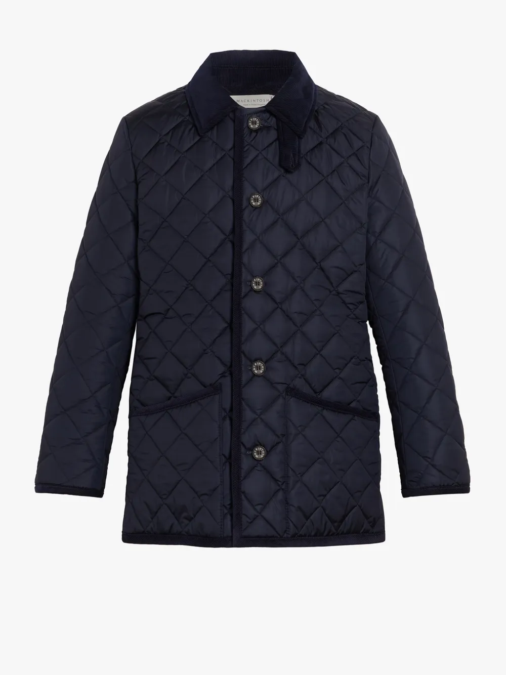 WAVERLY Navy Nylon Quilted Jacket | GQ-1001 | Mackintosh