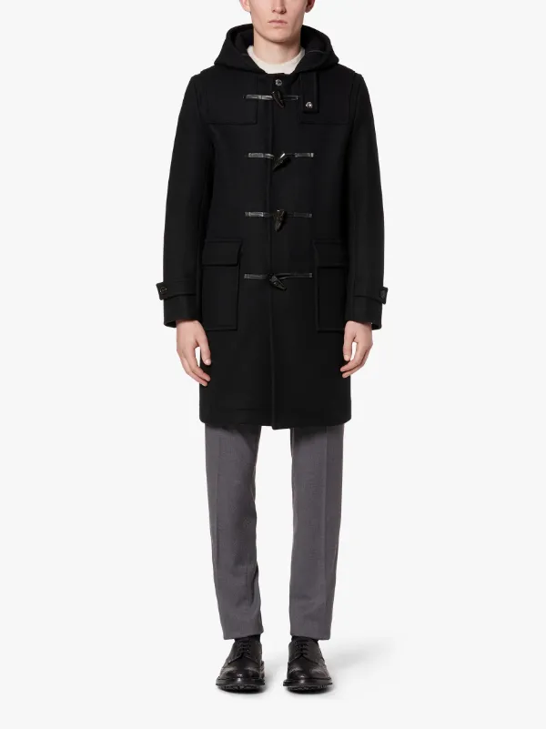 WEIR Dark Navy Wool Duffle Coat | GM-013S