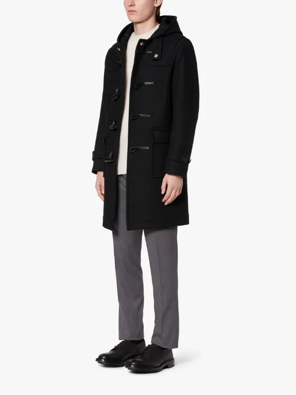 WEIR Dark Navy Wool Duffle Coat | GM-013S