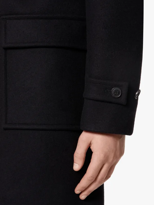 WEIR Navy Wool Duffle Coat | GM-013S