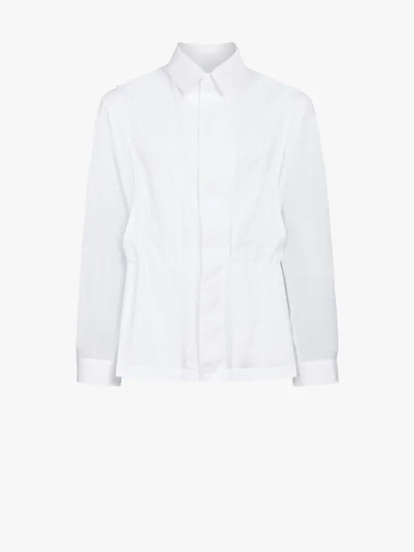 White Cotton 0002 Double Layer Jacket