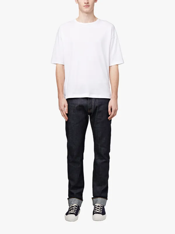 White Cotton Crewneck T-Shirt | GCS-025