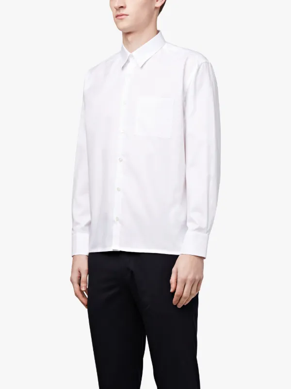 White Cotton Shirt | GMS-004