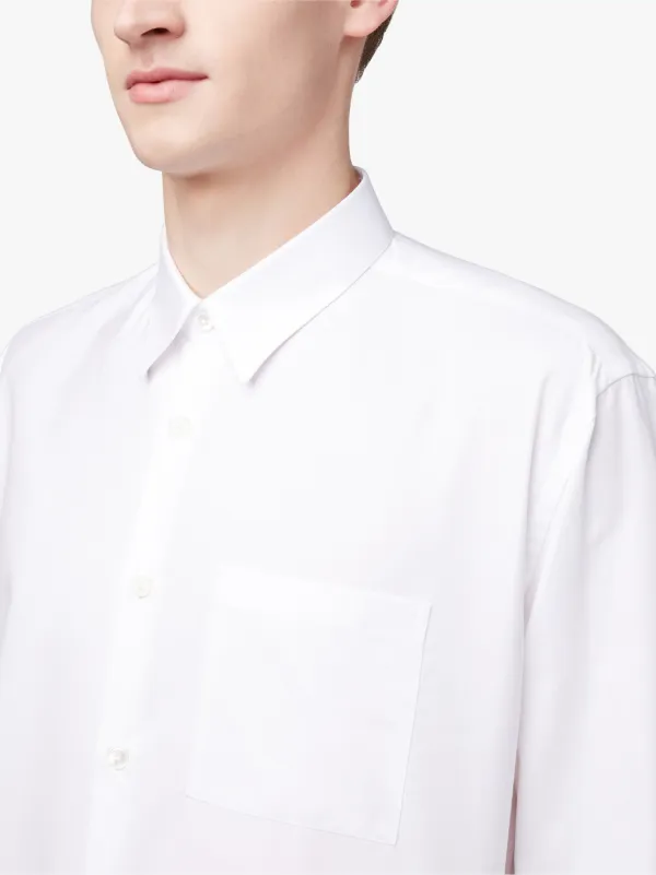 White Cotton Shirt | GMS-004