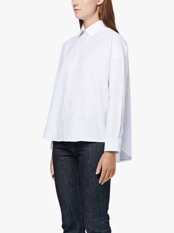 White Cotton Shirt | LMS-008