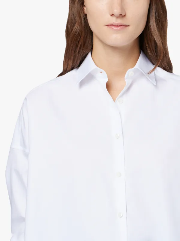 White Cotton Shirt | LMS-008