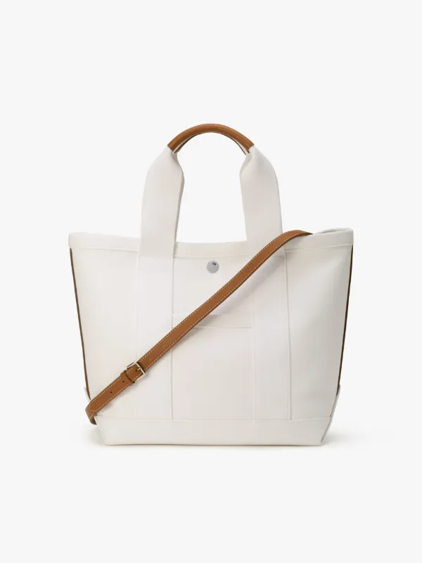 White Cotton Small Tote Bag | ACC-011