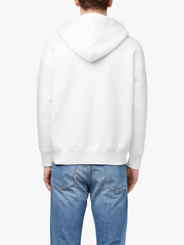 White Hooded Cotton Sweatshirt GCS-024