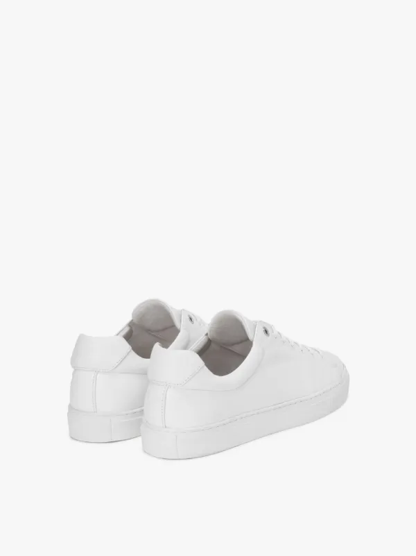 White Leather Sneakers | GS-016