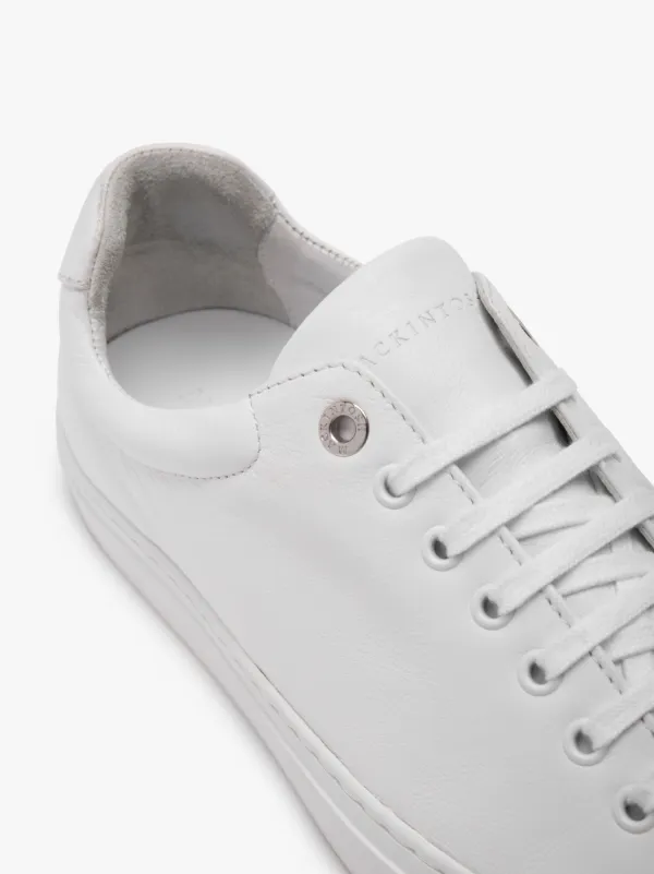 White Leather Sneakers | GS-016