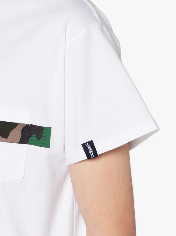 White x Camo Cotton T-Shirt | GJM-206