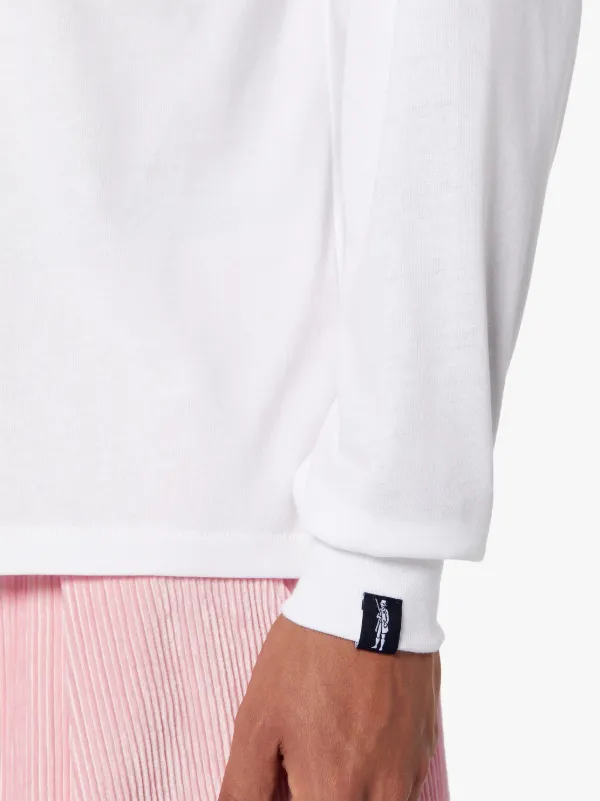 White x Pink Cotton Long Sleeve T-Shirt | GJF-301