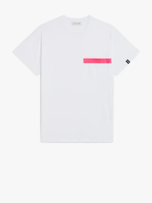 White x Pink Cotton T-Shirt | GJM-206