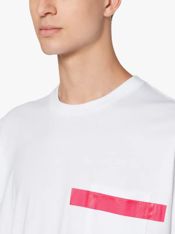 White x Pink Cotton T-Shirt | GJM-206