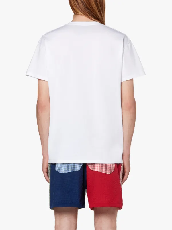 White x Red Cotton RAIN or SHINE T-shirt